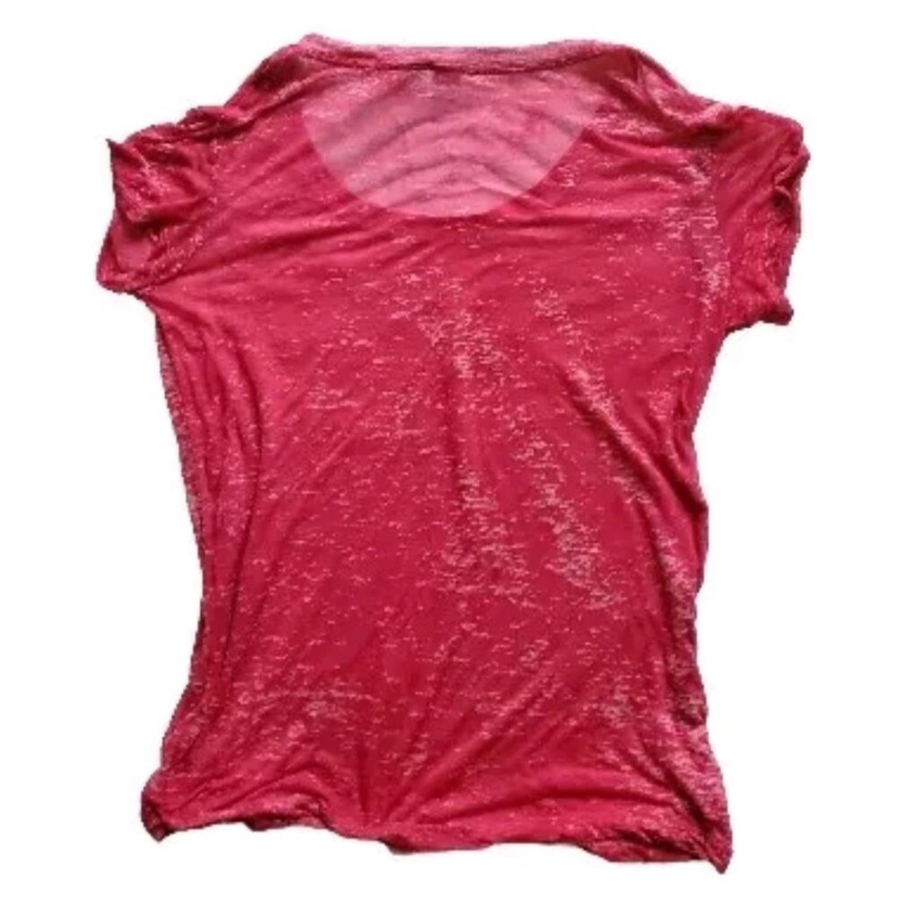 Women's Pink Sheer Top
